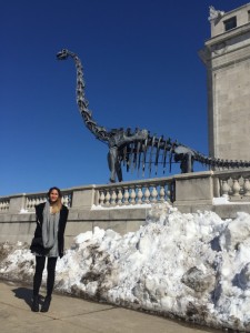 Outside the field museum