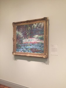 Claude Monet Bridge Over Pond of Lillies